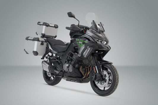 SW-Motech Adventure Set TRAX ADV | Silbern. Kawasaki Versys 1000 (18-) / 1100 (24-).
