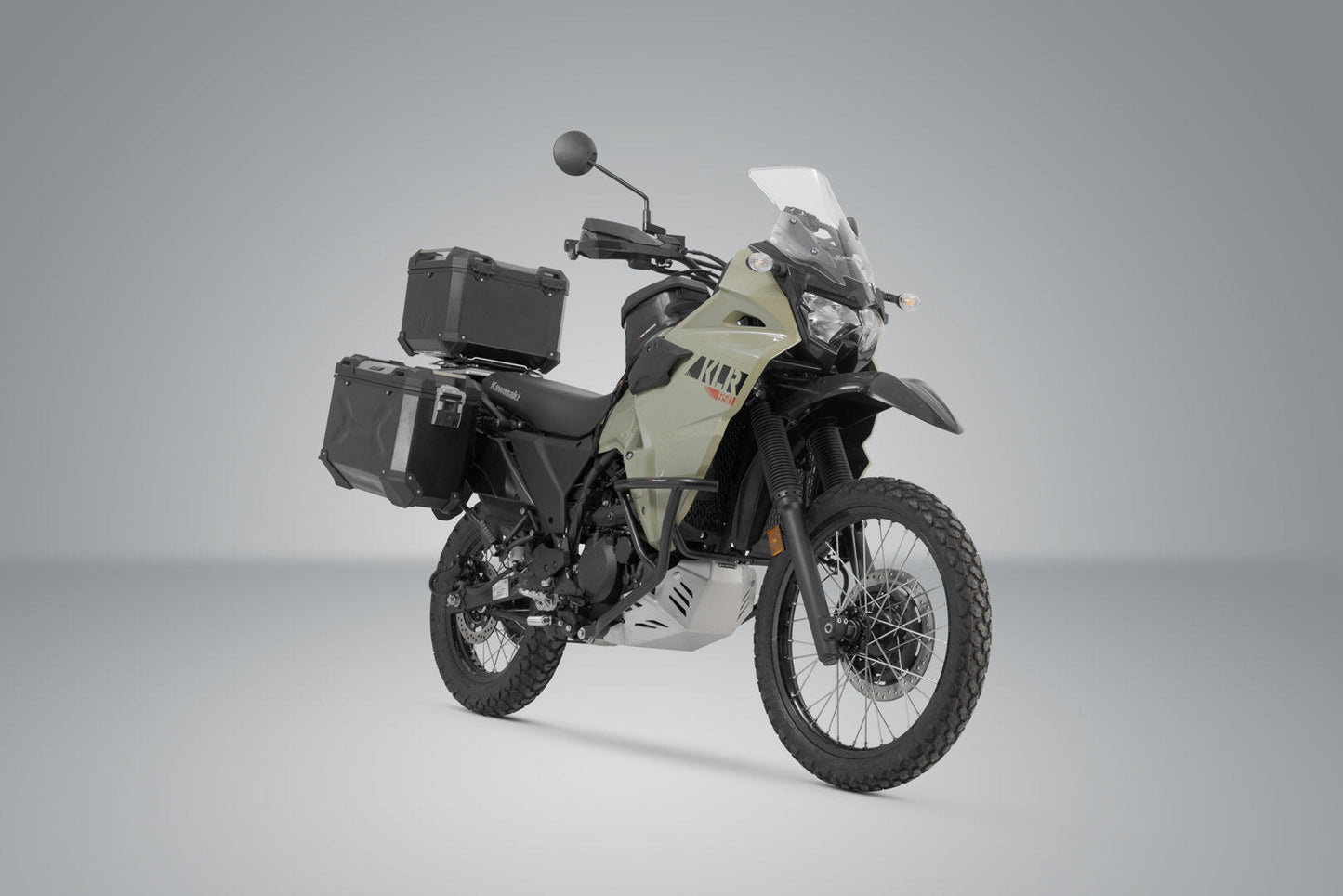 SW-Motech Adventure Set TRAX ADV | Silbern. Kawasaki KLR 650 (22-).