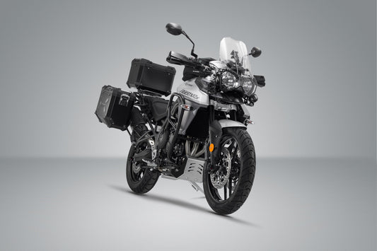 SW-Motech Adventure Set DUSC mit Topcase XL | Schwarz. Triumph Tiger1200/Explor (11-).