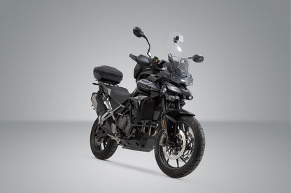 SW-Motech URBAN ABS Topcase-System | Schwarz. Triumph Tiger 900 (19-) / 1200 (22-).