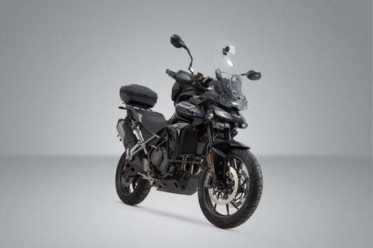 SW-Motech URBAN ABS Topcase-System | Schwarz. Triumph Tiger 900 (19-) / 1200 (22-).