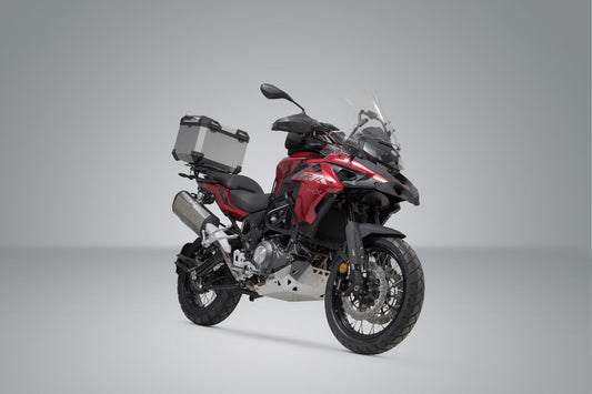 SW-Motech TRAX ADV Topcase-System | Silbern. Benelli TRK 502 X (18-).