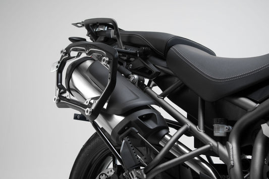 SW-Motech Adventure Set TRAX ADV | Schwarz. Triumph Tiger 800 Modelle (10-).
