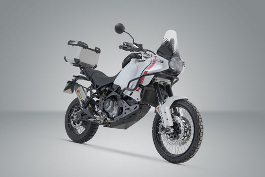 SW-Motech TRAX ADV Topcase-System | Silbern. Ducati DesertX (22-) / Rally (23-).