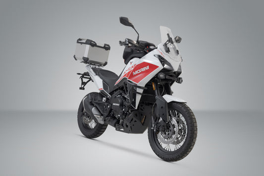 SW-Motech TRAX ADV Topcase-System | Silbern. Moto Morini X-Cape 650 (21-).