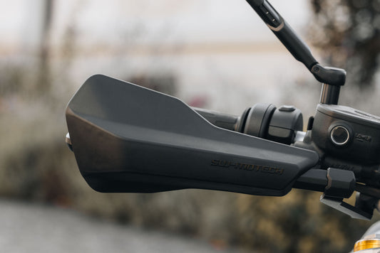 SW-Motech Sport Handprotektoren-Kit | Schwarz. Für 22 mm Lenker. 1-Punkt Befestigung.