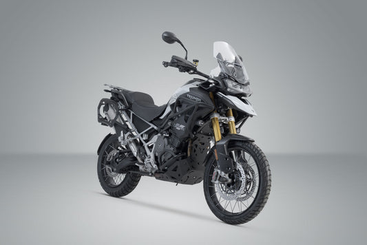SW-Motech Adventure Set DUSC mit Topcase L | Schwarz. Tiger 1200 Rally/GT Explorer.