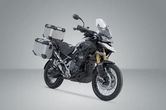 SW-Motech Adventure Set TRAX ADV | Silbern. Tiger 1200 Rally Pro/GT/GT Pro (22-).