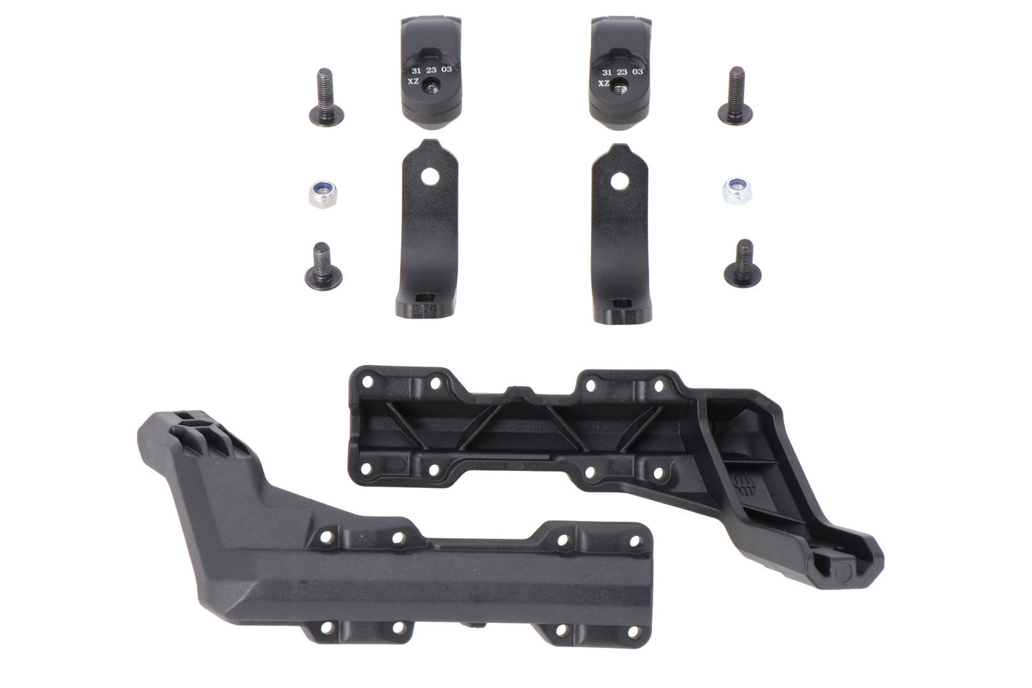 SW-Motech Adventure Handprotektoren-Kit | Schwarz. Tiger 1200 Explorer Modelle (15-17).