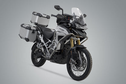 SW-Motech Adventure Set TRAX ADV | Silbern. Tiger 1200 Rally/GT Explorer (22-).