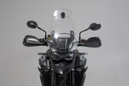 SW-Motech BBSTORM Handprotektoren-Kit | Schwarz. Triumph Tiger 900/GT/Rally/Pro (19-23).