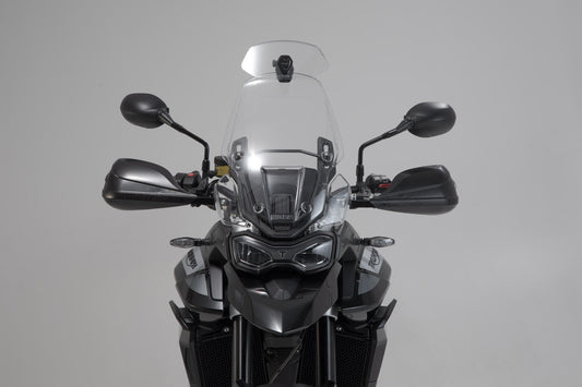 SW-Motech BBSTORM Handprotektoren-Kit | Schwarz. Triumph Tiger 900/GT/Rally/Pro (19-23).