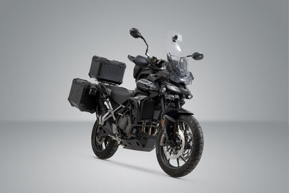 SW-Motech Adventure Set TRAX ADV | Schwarz. Triumph Tiger 900/GT/Rally/Pro (19-23).
