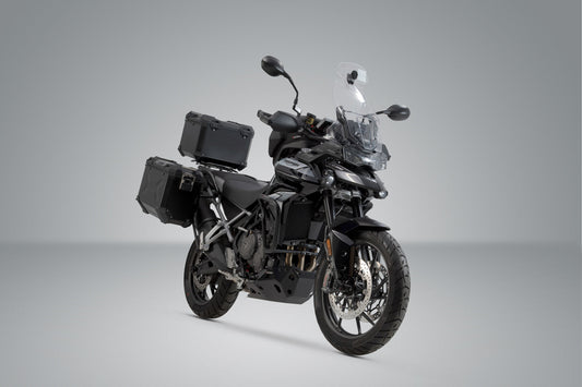 SW-Motech Adventure Set TRAX ADV | Schwarz. Triumph Tiger 900/GT/Rally/Pro (19-23).