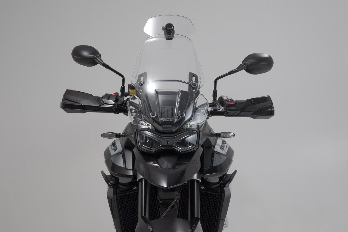 SW-Motech KOBRA Handprotektoren-Kit | Schwarz. Triumph Tiger 900/GT/Rally/Pro (19-23).