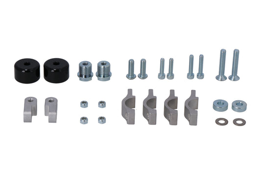 SW-Motech Handprotektoren Montage-Kit | Schwarz. Moto Guzzi V85 TT / Travel (19-23).