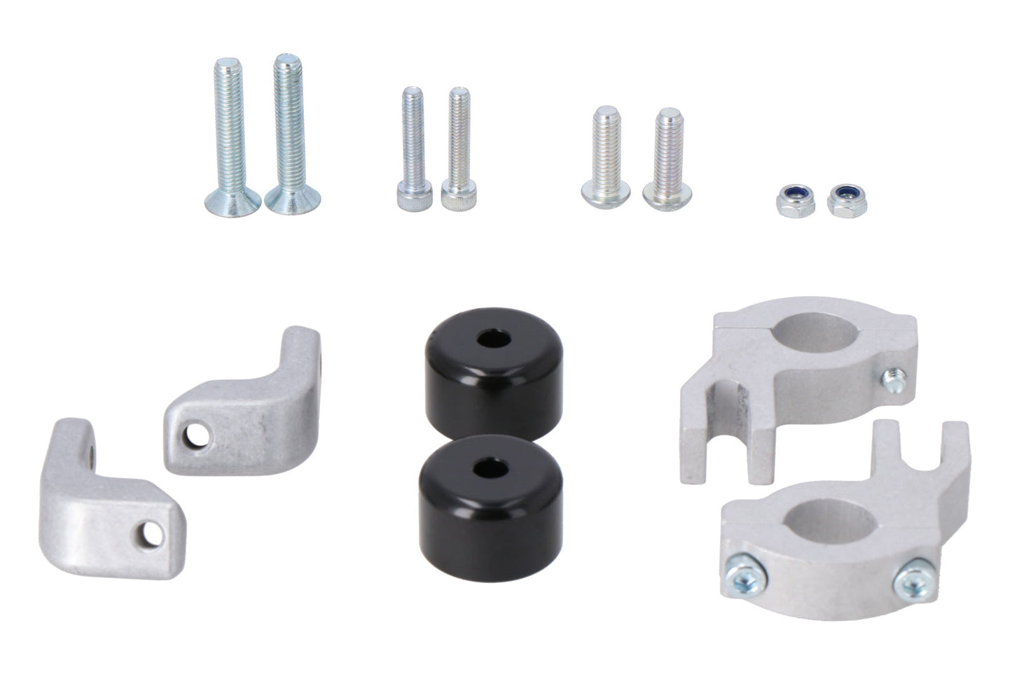 SW-Motech Handprotektoren Montage-Kit | Schwarz. Kawasaki KLR 650 (22-).