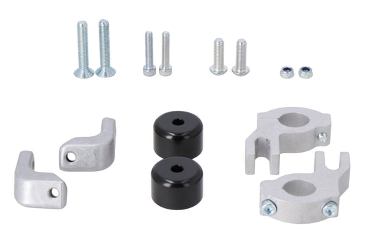 SW-Motech Handprotektoren Montage-Kit | Schwarz. Kawasaki KLR 650 (22-).