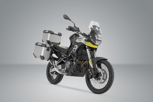 SW-Motech Adventure Set TRAX ADV | Silbern. Aprilia Tuareg 660 (21-).
