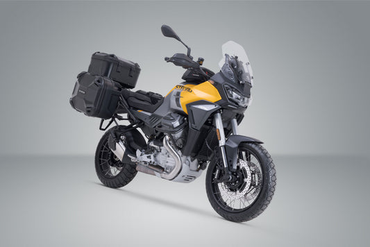 SW-Motech Adventure Set DUSC mit Topcase L | Schwarz. Moto Guzzi Stelvio (23-).