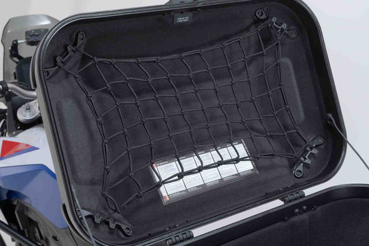 SW-Motech Deckelnetz XXL | Schwarz. Für DUSC XL. 24,0 cm x 40,0 mm.