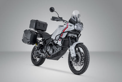 SW-Motech Adventure Set DUSC mit Topcase L | Schwarz. DesertX (22-) / Rally (23-). US-Modell.