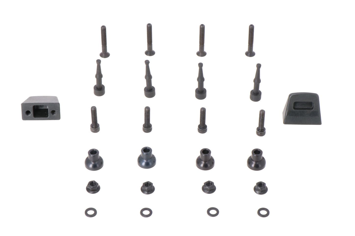 SW-Motech Adapterkit für EVO Kofferträger | Für TRAX ADV/ EVO/ ION, NANUK. Für 2 Koffer.