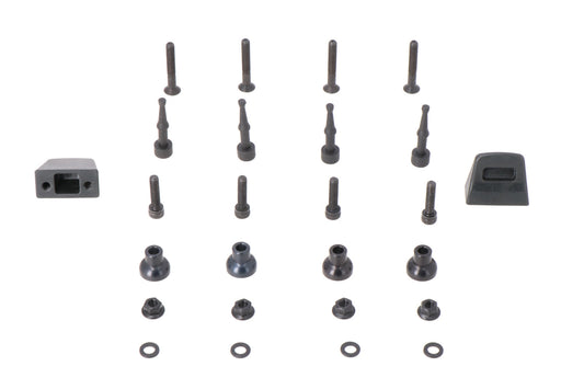 SW-Motech Adapterkit für EVO Kofferträger | Für TRAX ADV/ EVO/ ION, NANUK. Für 2 Koffer.