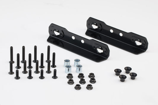 SW-Motech Adapterkit für EVO Kofferträger | Für AERO ABS Seitenkoffer. Montage von 2 Koffern.