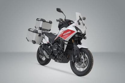 SW-Motech Adventure Set TRAX ADV | Silbern. Moto Morini X-Cape (21-).