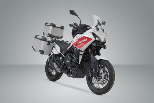 SW-Motech Adventure Set TRAX ADV | Silbern. Moto Morini X-Cape (21-).