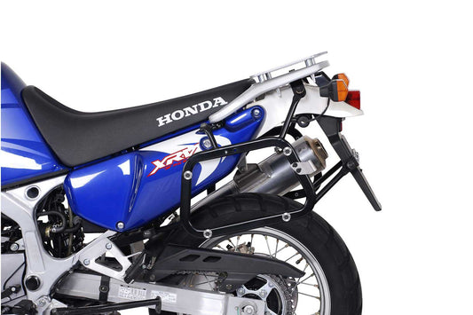 SW-Motech TRAX ADV Alukoffer-System | Silbern. 45/37 l. XRV750 Africa Twin (92-03).