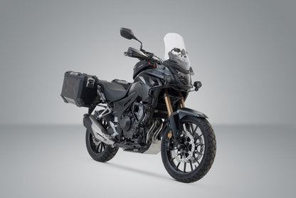 SW-Motech TRAX ADV Alukoffer-System | Schwarz. 37/37 l. CB500X, CB500F, CBR500R, NX500.
