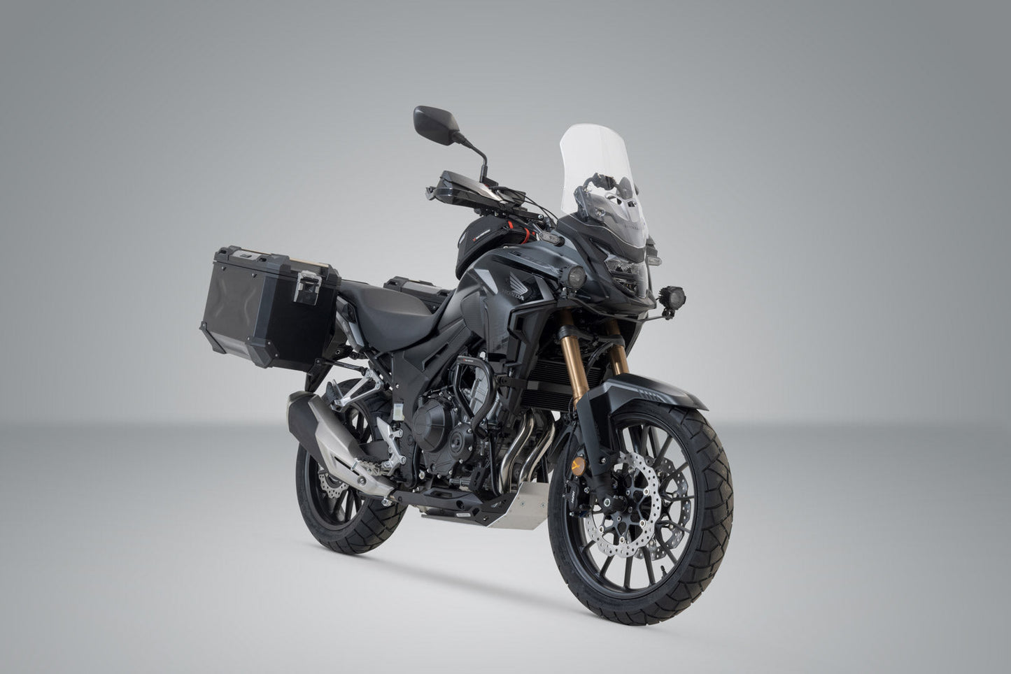 SW-Motech TRAX ADV Alukoffer-System | Schwarz. 45/45 l. CB500X, CB500F, CBR500R, NX500.