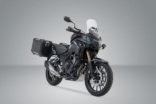 SW-Motech TRAX ADV Alukoffer-System | Schwarz. 45/45 l. CB500X, CB500F, CBR500R, NX500.