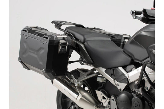 SW-Motech TRAX ADV Alukoffer-System | Schwarz. 37/37 l. Honda VFR800X Crossrunner (15-).