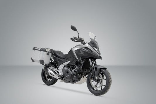 SW-Motech TRAX ADV Alukoffer-System | Silbern. 45/45 l. Honda NC750X/XD (20-).