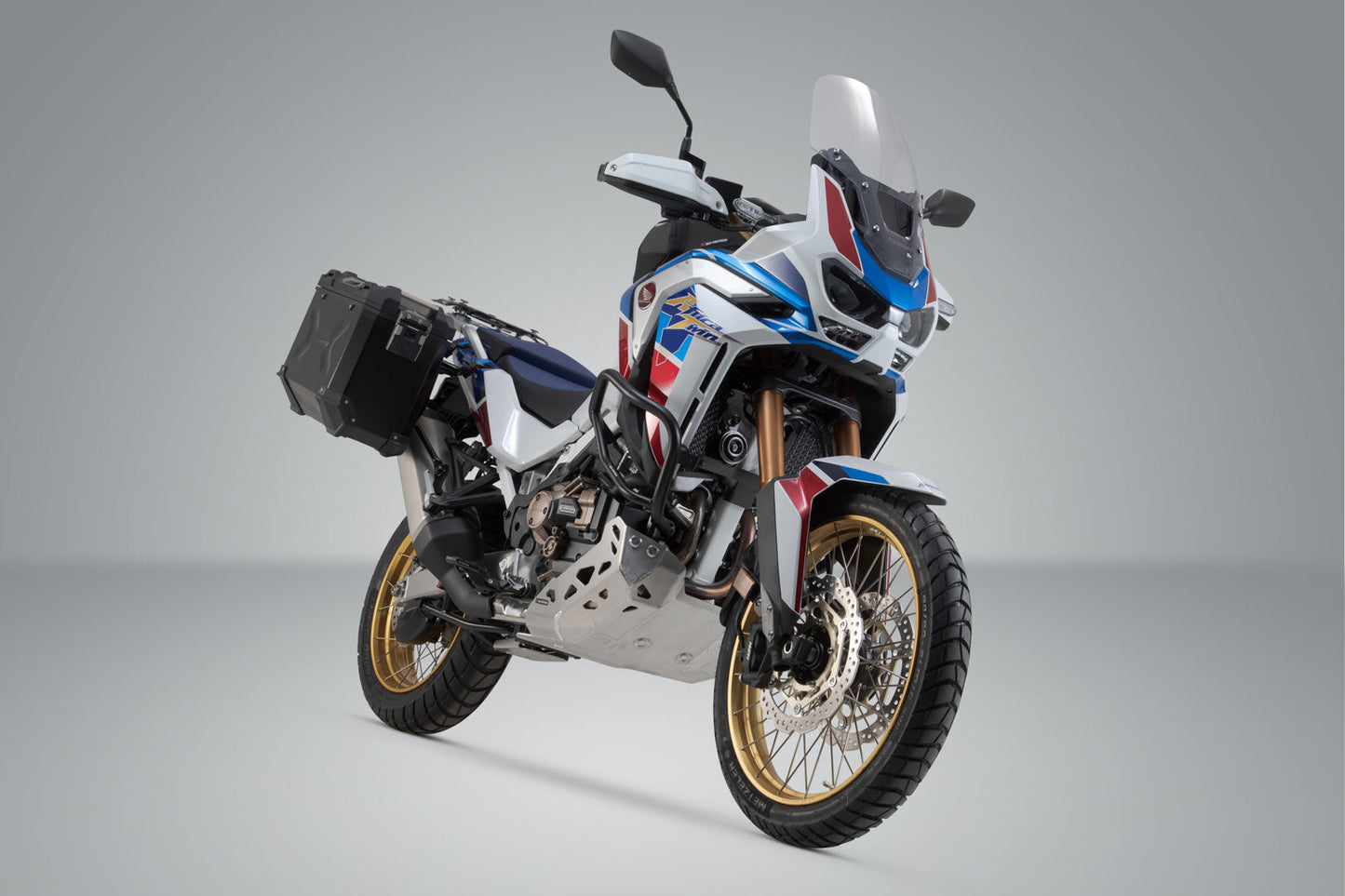 SW-Motech TRAX ADV Alukoffer-System | Schwarz. 45/37 l. CRF1100L/Adv Sp (19-). Orig GPB.