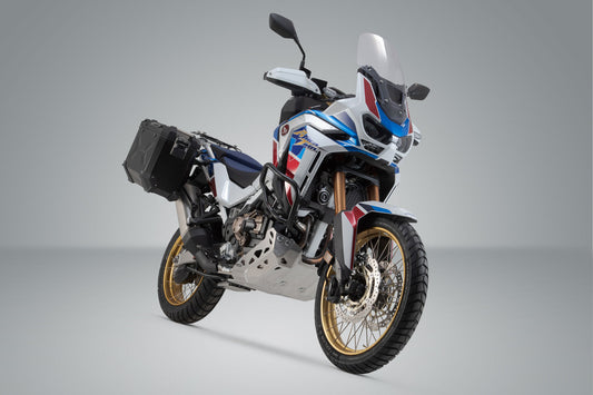 SW-Motech TRAX ADV Alukoffer-System | Schwarz. 45/37 l. CRF1100L/Adv Sp (19-). Orig GPB.