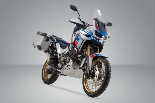 SW-Motech TRAX ADV Alukoffer-System | Silbern. 45/37 l. CRF1100L/ AS (19-). Orig GPB.
