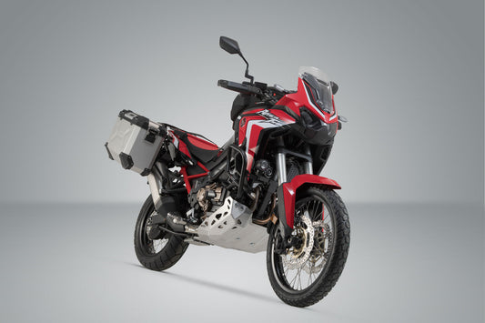 SW-Motech TRAX ADV Alukoffer-System | Silbern. 45/37 l. CRF1100L Africa Twin (19-21).