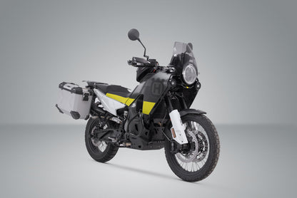 SW-Motech TRAX ADV Alukoffer-System | Silbern. 45/37 l. Husqvarna Norden 901 (21-).