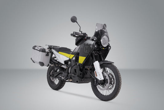 SW-Motech TRAX ADV Alukoffer-System | Silbern. 45/37 l. Husqvarna Norden 901 (21-).