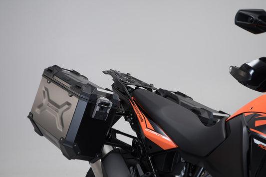 SW-Motech TRAX ADV Alukoffer-System | Silbern. 45/37 l. KTM 1050/1090/1190 Adv,1290 SAdv