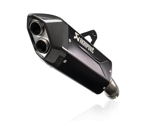 SW-Motech Akrapovic Slip On Abgassystem | Silbern. Triumph Tiger 900 Modelle (19-23).