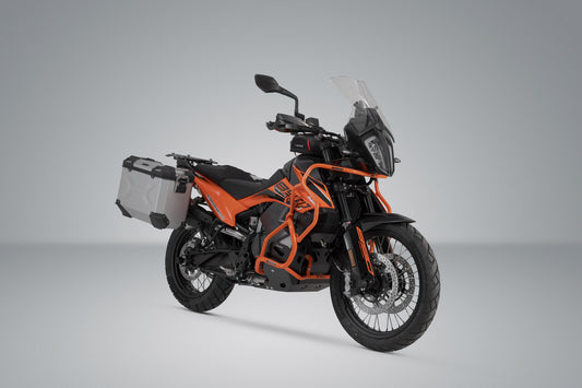 SW-Motech TRAX ADV Alukoffer-System | Silbern. 45/37 l. 790 Adv/R, 890 Adv/R, 890 SM T.