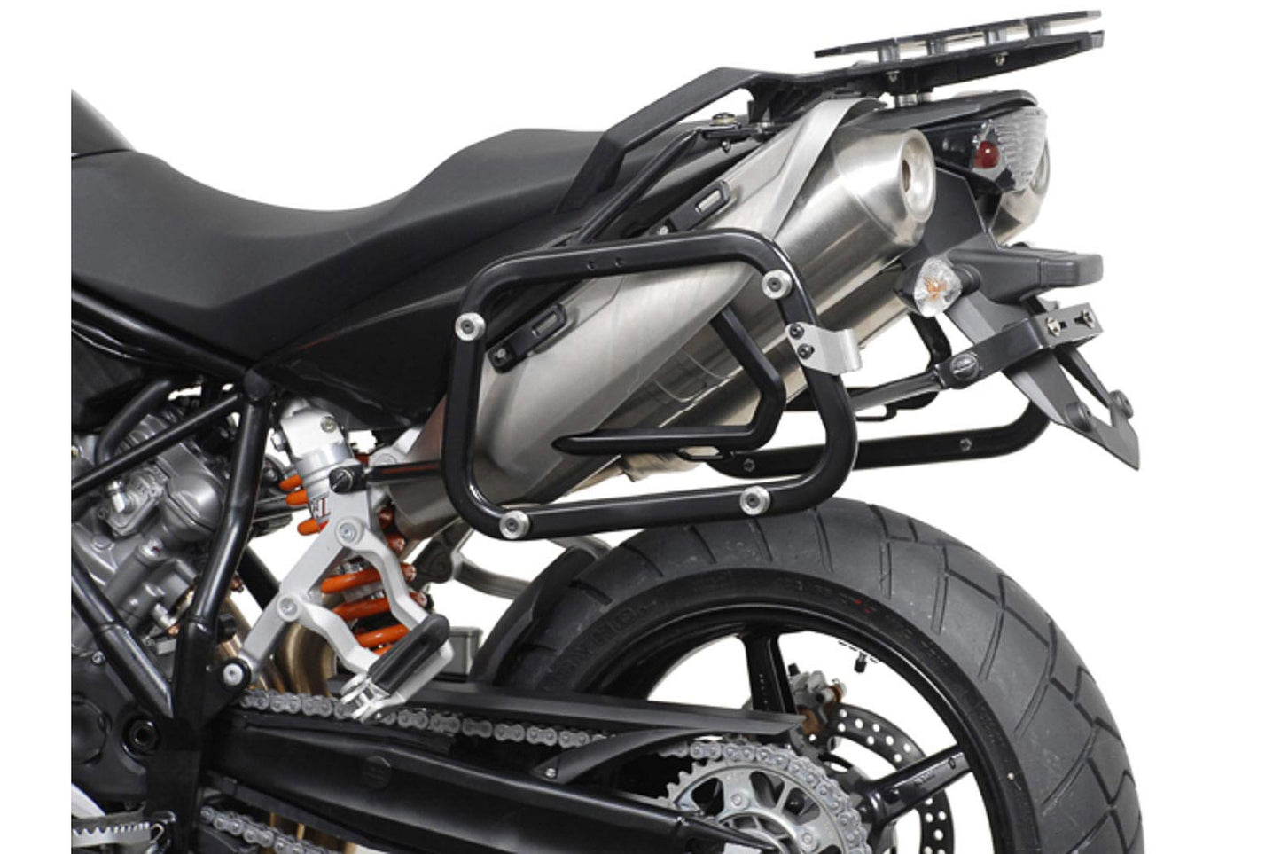 SW-Motech EVO Kofferträger | Schwarz. KTM 990 SM / SM-T / SM-R / 950 SM.