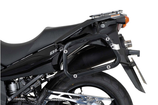 SW-Motech TRAX ADV Alukoffer-System | Silbern. 45/37 l. Suzuki DL 650 V-Strom (04-10).