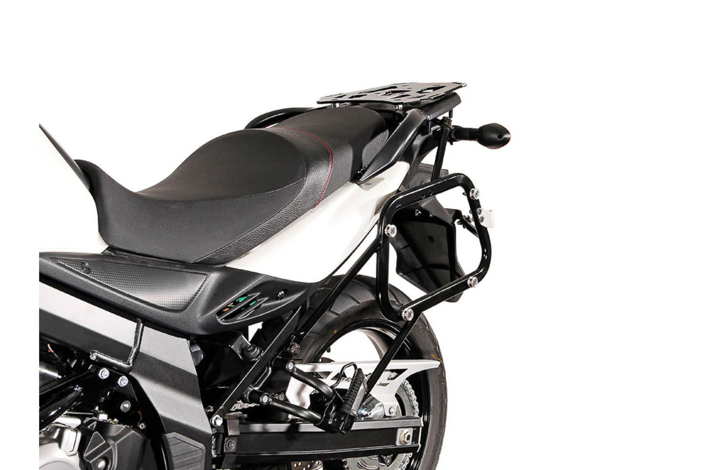 SW-Motech EVO Kofferträger | Schwarz. Suzuki DL 650 (11-16).