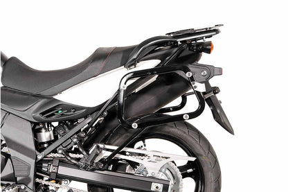 SW-Motech TRAX ADV Alukoffer-System | Silbern. 45/37 l. Suzuki DL 650 V-Strom (11-16).